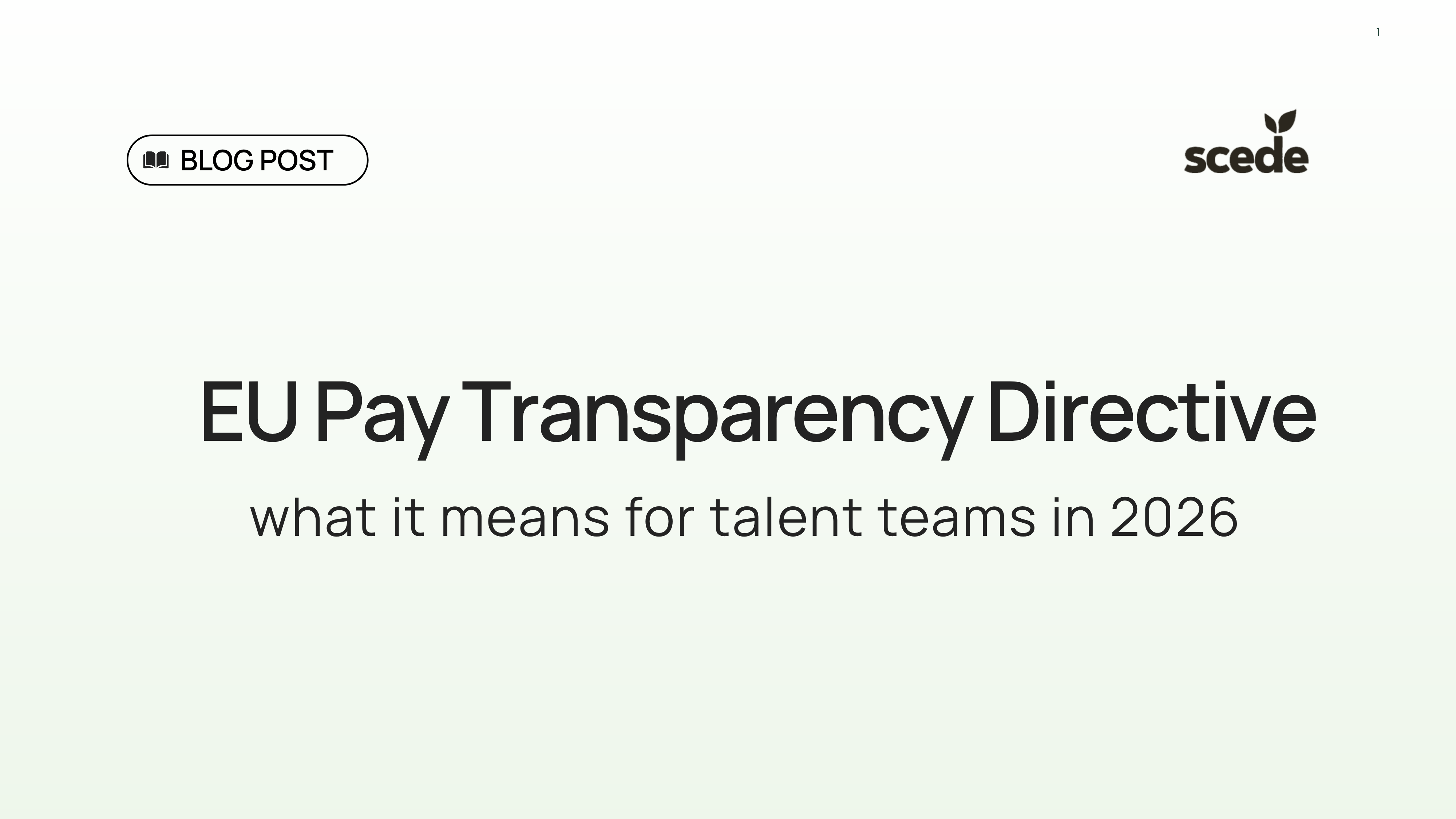 EU pay transparency directive